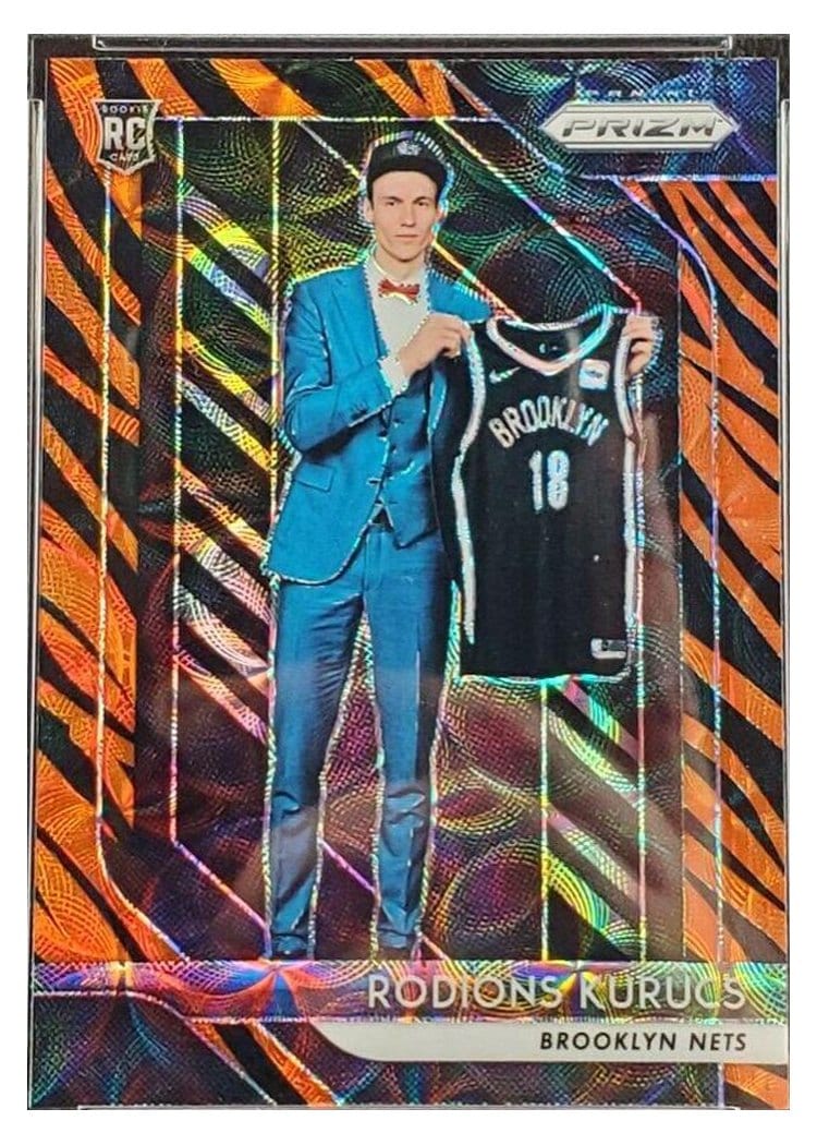 2018-19 Panini Prizm Base Set Rodions Kurucs #188 card