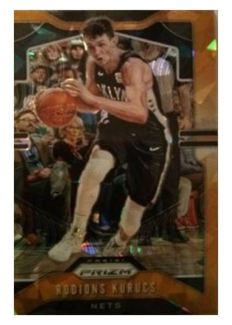 2019-20 Panini Prizm Base Set Rodions Kurucs #52 card