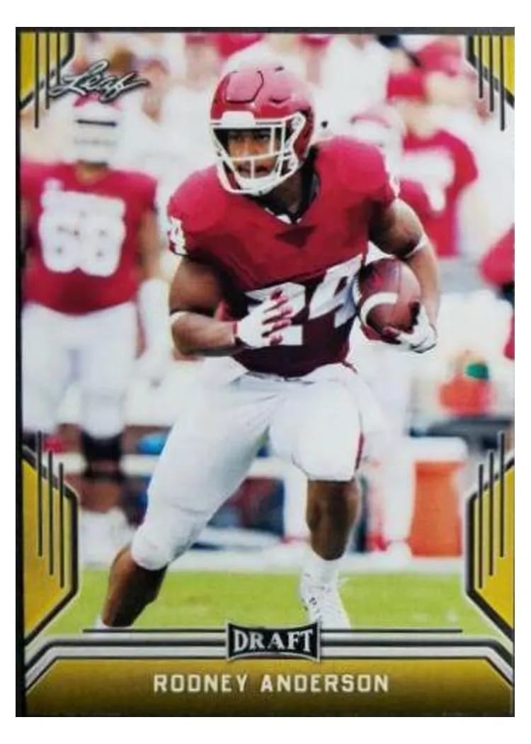 2019 Leaf Draft Rodney Anderson #63 card