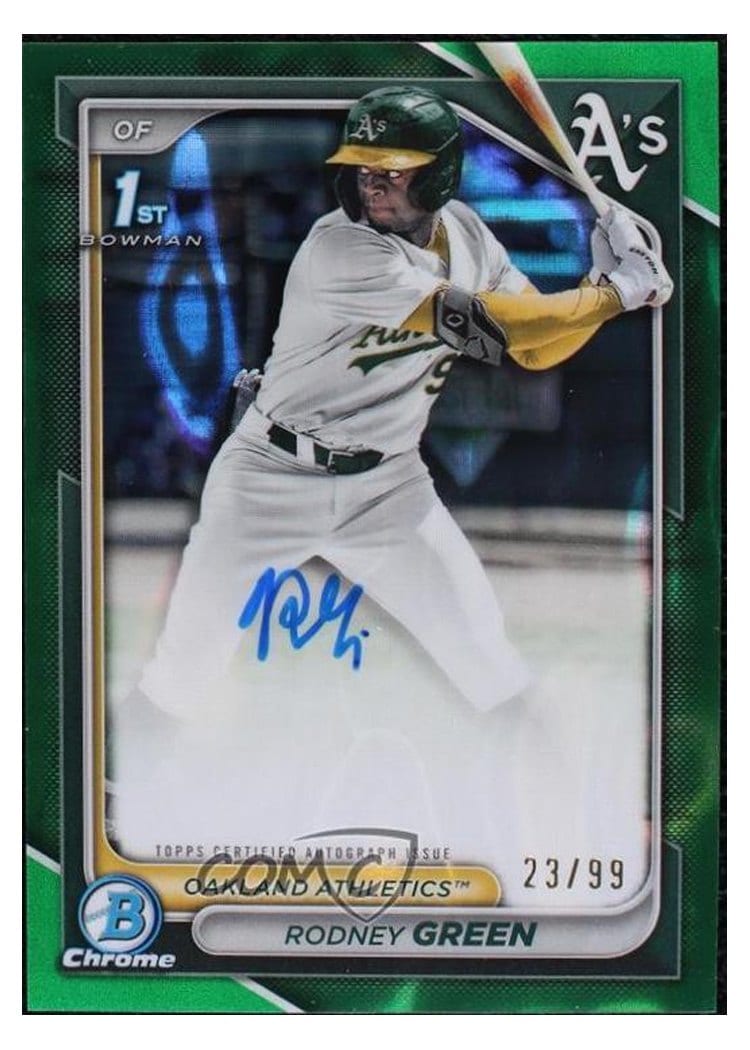 2024 Bowman Draft Chrome Prospect Autographs Rodney Green #CPA-RG card