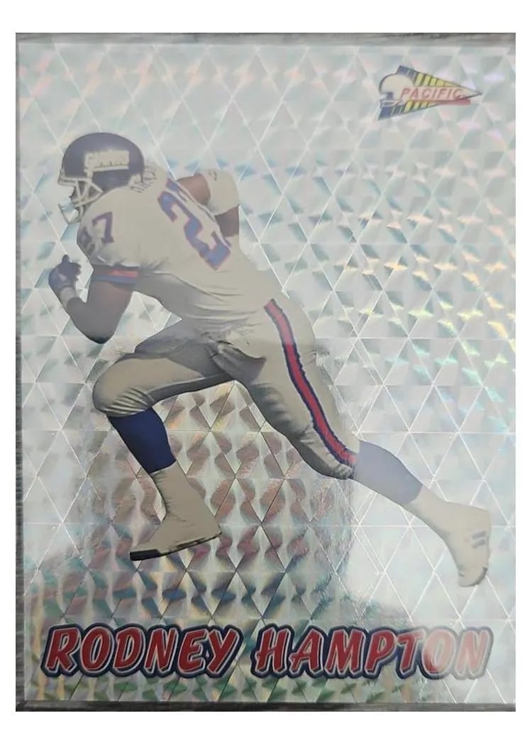 1993 Pacific Prisms Rodney Hampton #70 card