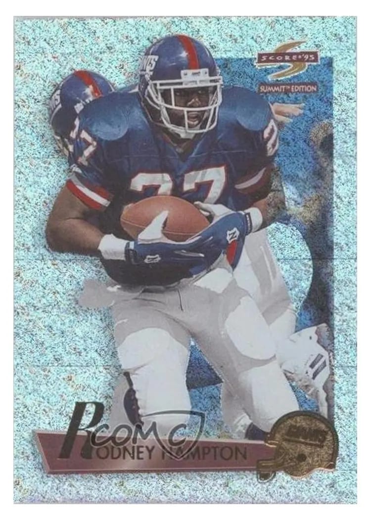 1995 Summit Rodney Hampton #7 card
