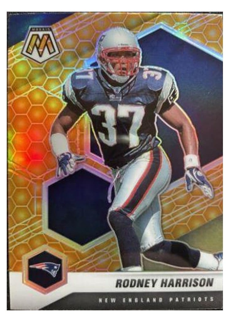 2021 Panini Mosaic Base Set Rodney Harrison #136 card