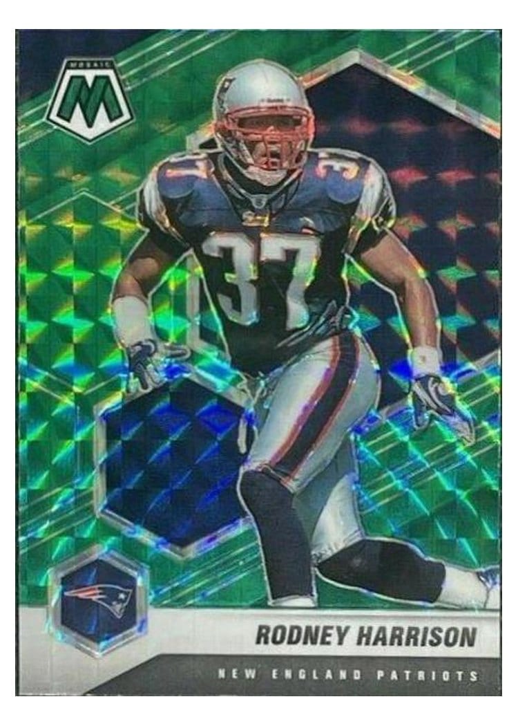 2021 Panini Mosaic Base Set Rodney Harrison #136 card