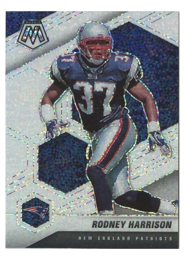 2021 Panini Mosaic Base Set Rodney Harrison #136 card
