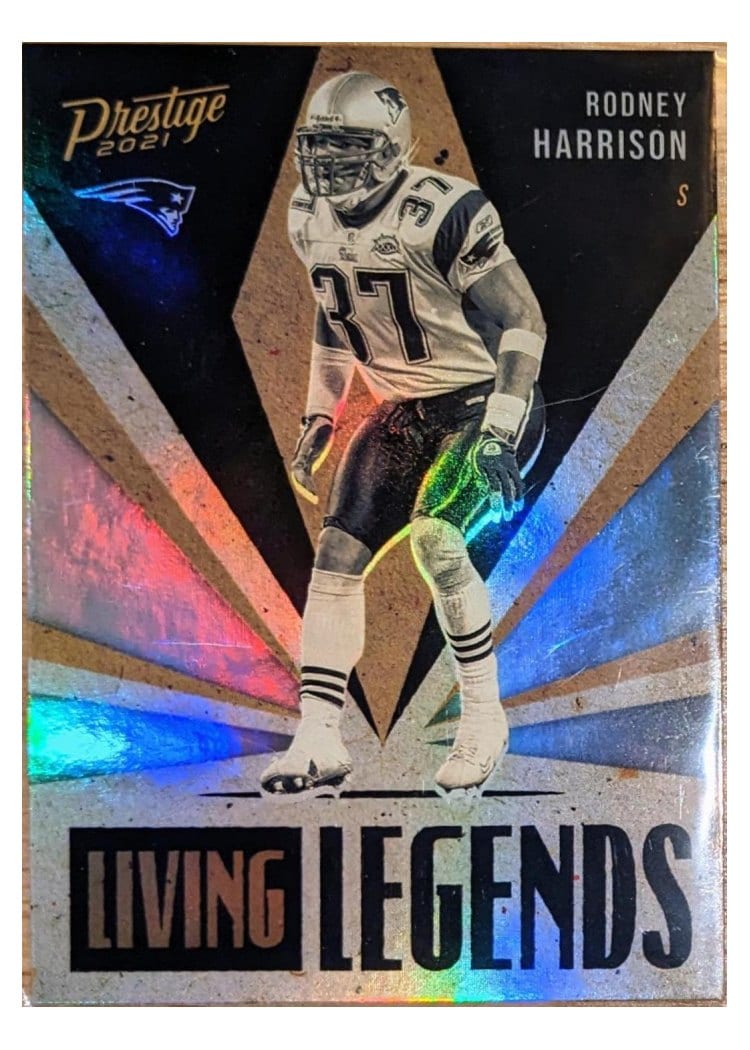 2021 Panini Prestige Living Legends Rodney Harrison #LL-1 card