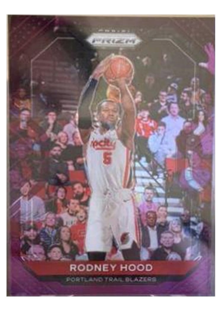 2020-21 Panini Prizm Base Set Rodney Hood Purple Prizm #203