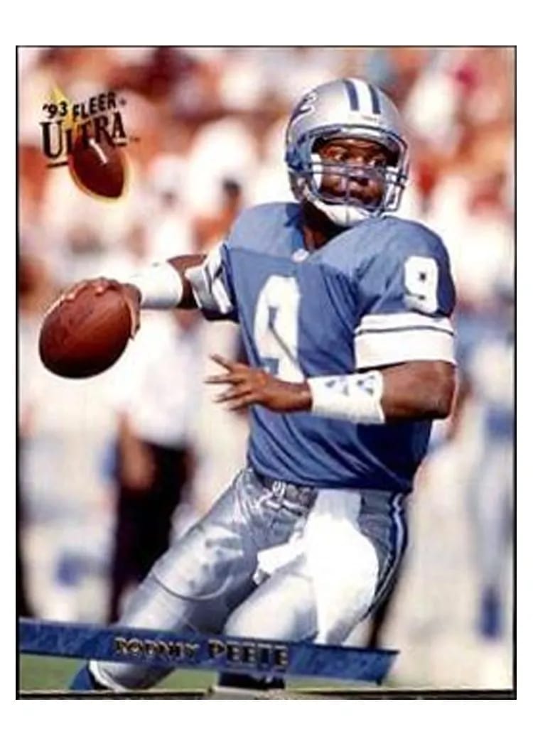 1993 Ultra Rodney Peete #132 card
