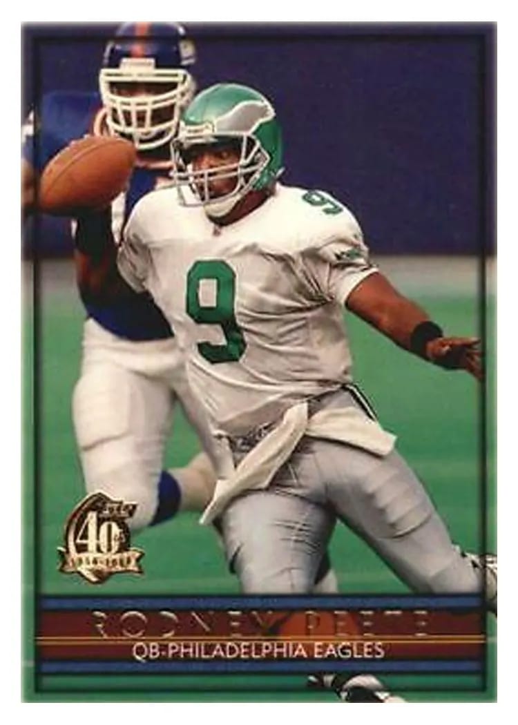 1996 Topps Rodney Peete #5 card