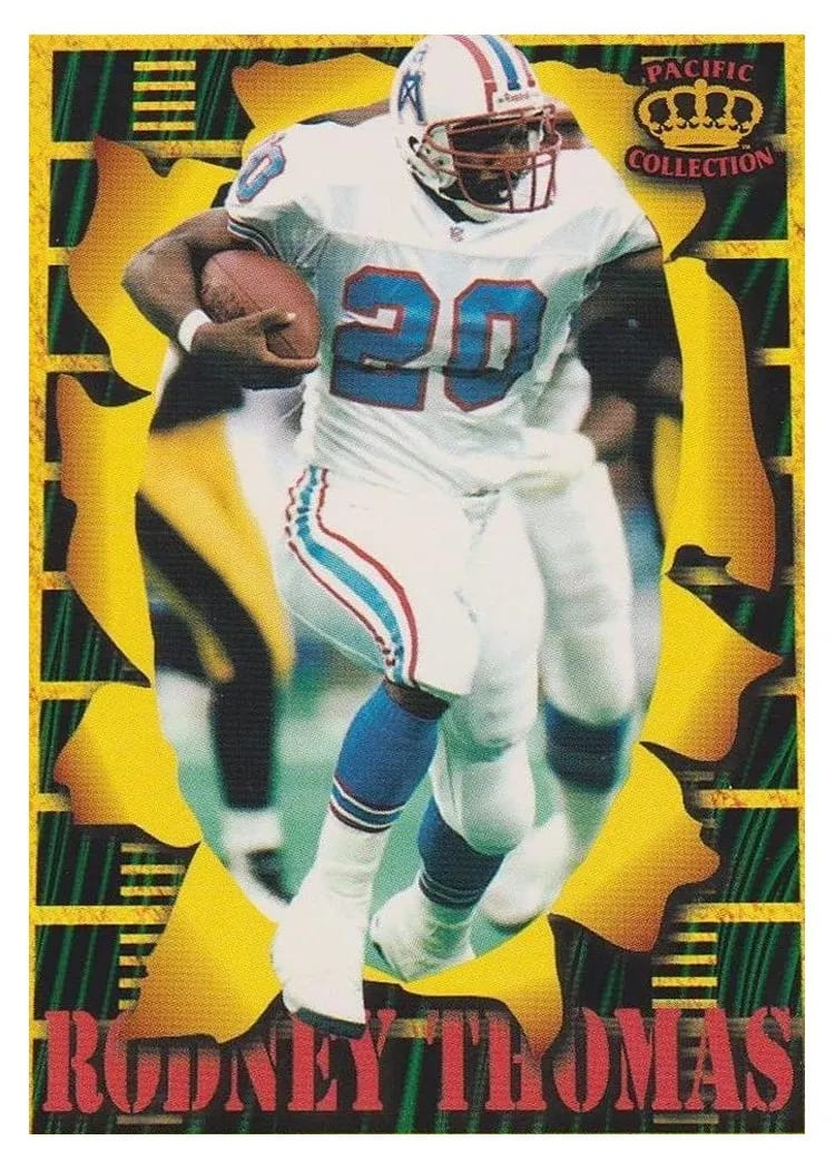 1996 Pacific Invincible Smash Mouth Rodney Thomas #SM69 card