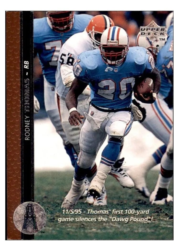1996 Upper Deck Rodney Thomas #72 card