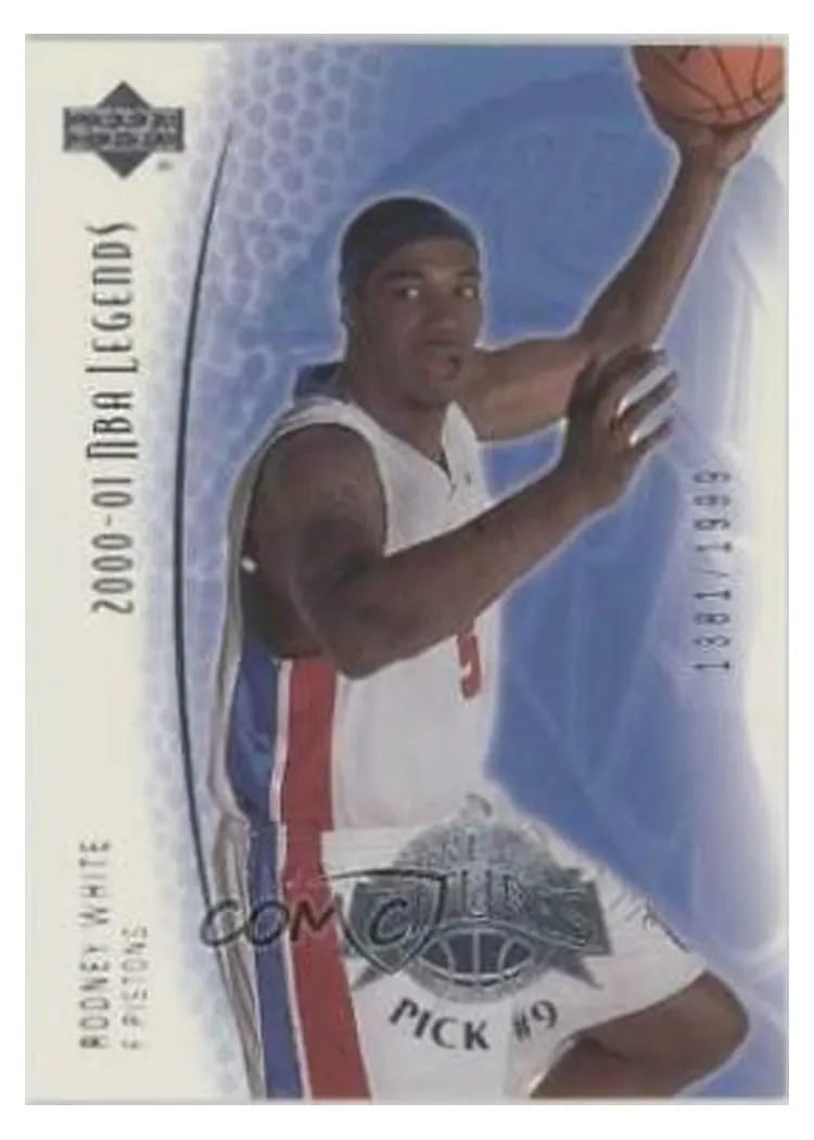 2000 Upper Deck Legends Rodney White #124 card