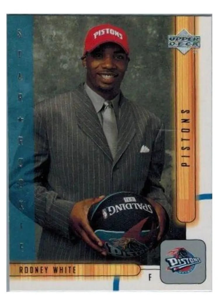 2001 Upper Deck Rodney White #219 card