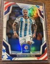 2024 Panini Prizm Copa America Rodrigo de Paul #9 card