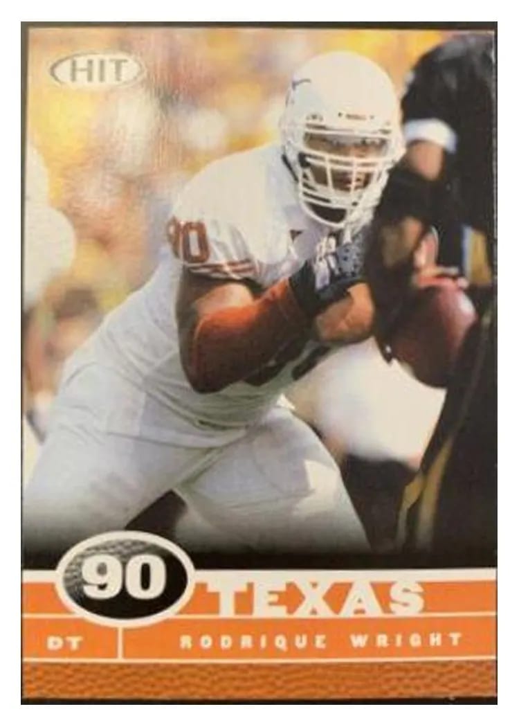 2006 Sage Hit Rodrique Wright #45 card