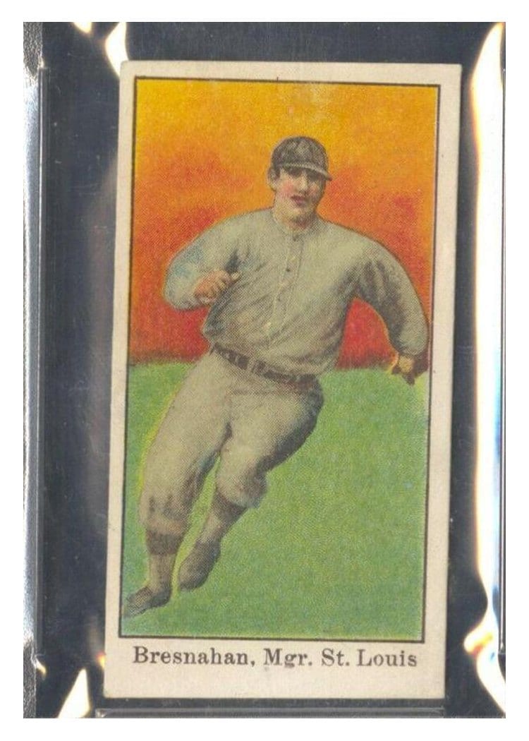 1909 E90-1 American Caramel Roger Bresnahan card
