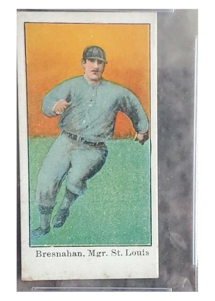 1909 E92 Nadja Caramels Roger Bresnahan card