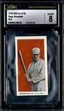 1910 E98 Set of 30 Roger Bresnahan card