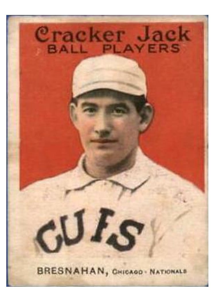 1915 Cracker Jack Roger Bresnahan #17 card