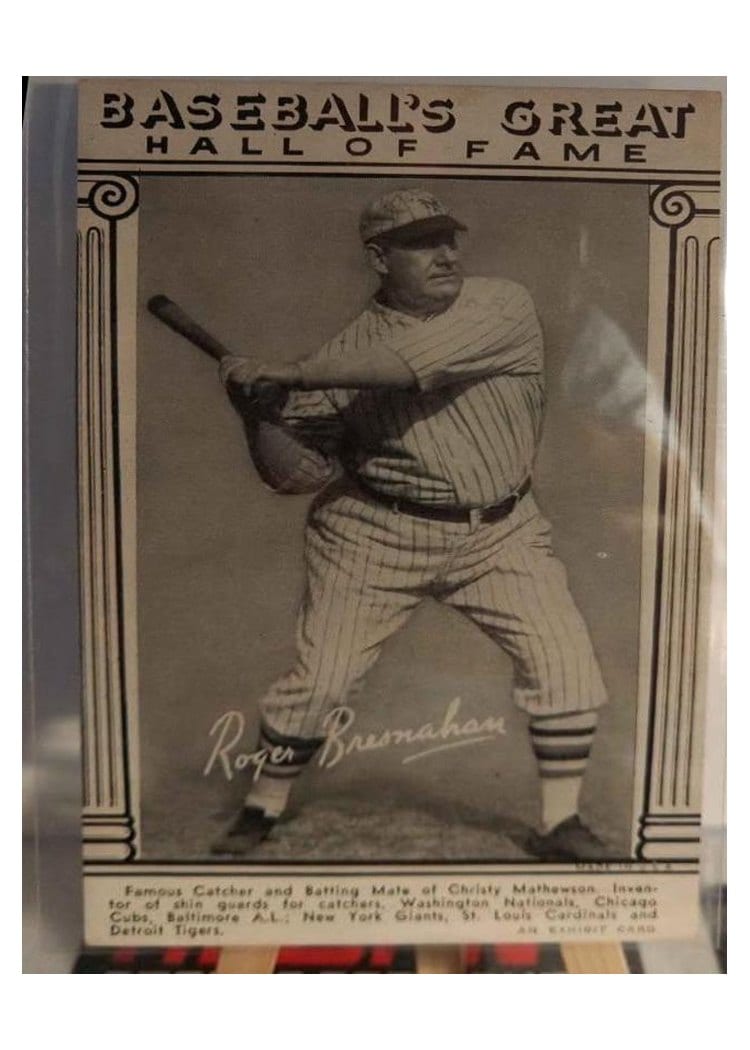 1948 Baseball's Great Hall of Fame Exhibits Roger Bresneham #2 card