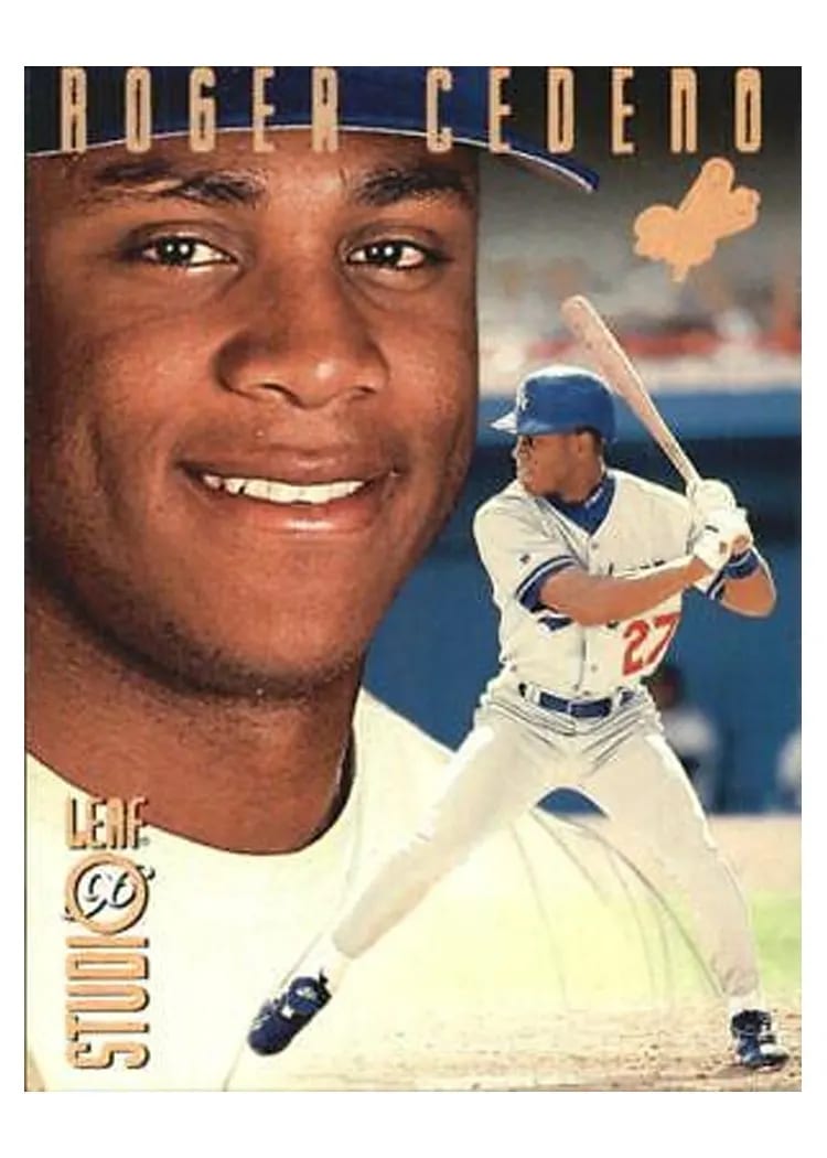 1996 Studio roger cedeno #3 card
