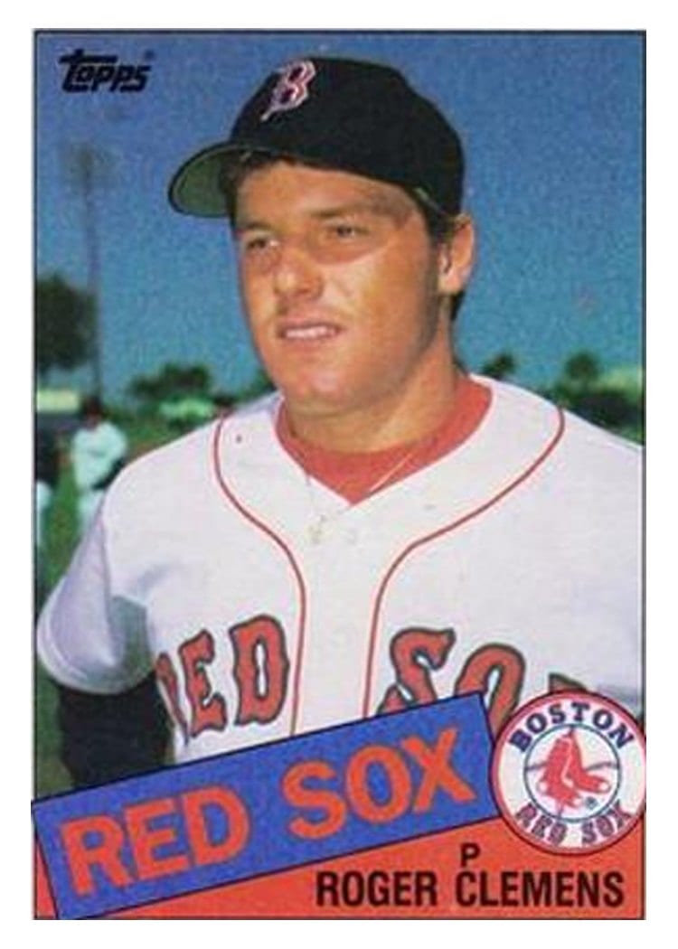 1985 Topps Base Set Roger Clemens #181 card