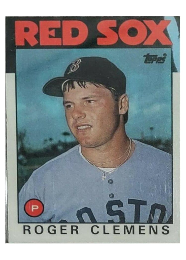 1986 Topps Roger Clemens Blue Streak #661 card