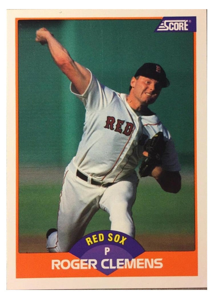 1989 Score Roger Clemens #350 card