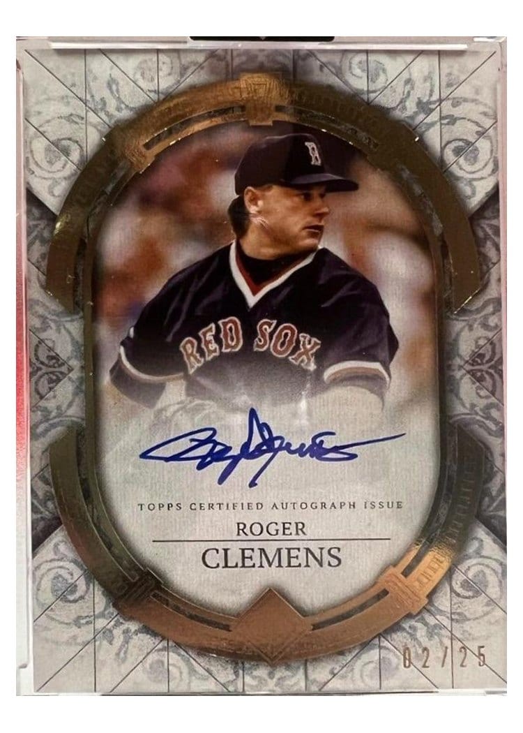 2024 Topps Transcendent Collection Autographs Roger Clemens #TCA-RC card