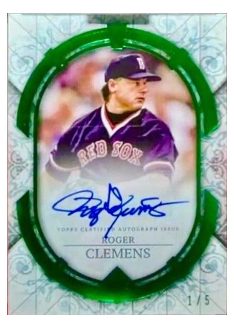 2024 Topps Transcendent Collection Autographs Roger Clemens #TCA-RC card