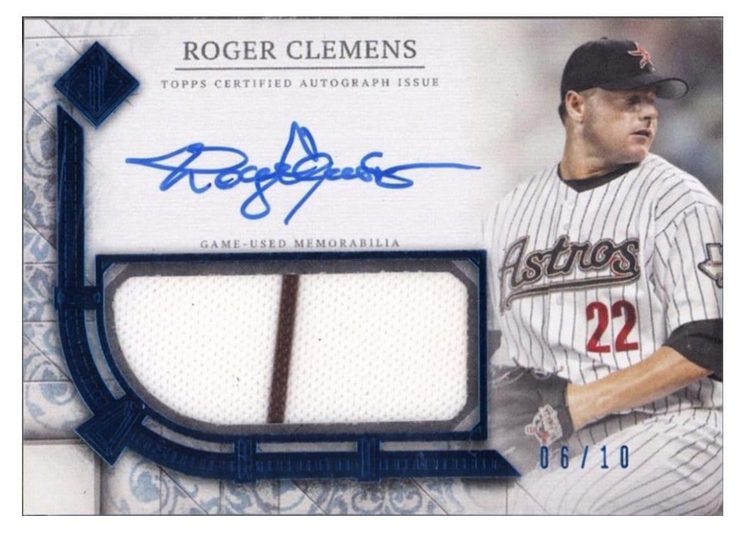 2024 Topps Transcendent Collection Autographs Roger Clemens #TCA-RCL card