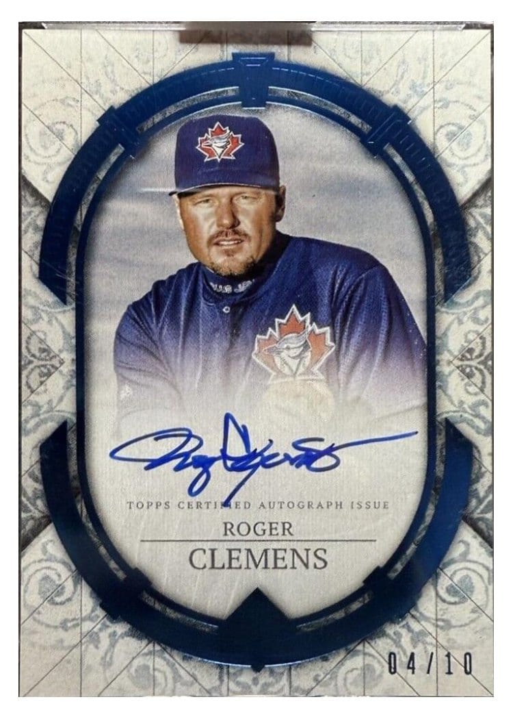 2024 Topps Transcendent Collection Autographs Roger Clemens #TCA-RCL card