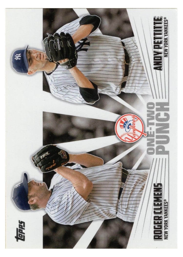 2023 Topps One-Two Punch Roger Clemens / Andy Pettitte #12P-6 card