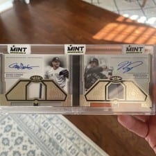2024 Topps Tier One Dual Autographs Relic Book Roger Clemens / Mike Piazza #DAR-CP card