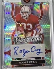 2024 Panini Prizm Significant Signatures Roger Craig #SS-RCG card