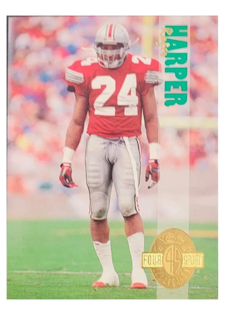 1993 Classic Four Sport Roger Harper #116 card