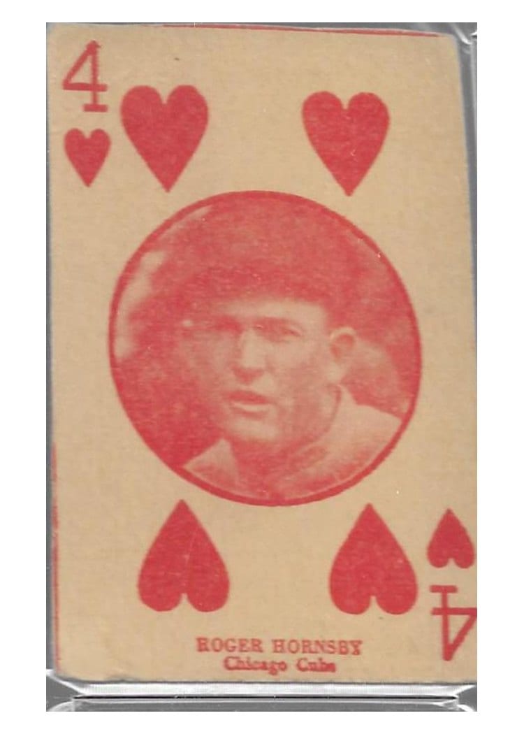 1927 W560 Hand Cut Roger Hornsby card
