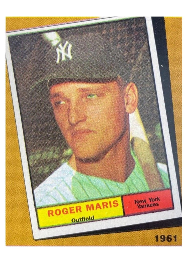 1986 Topps Roger Maris #405 card