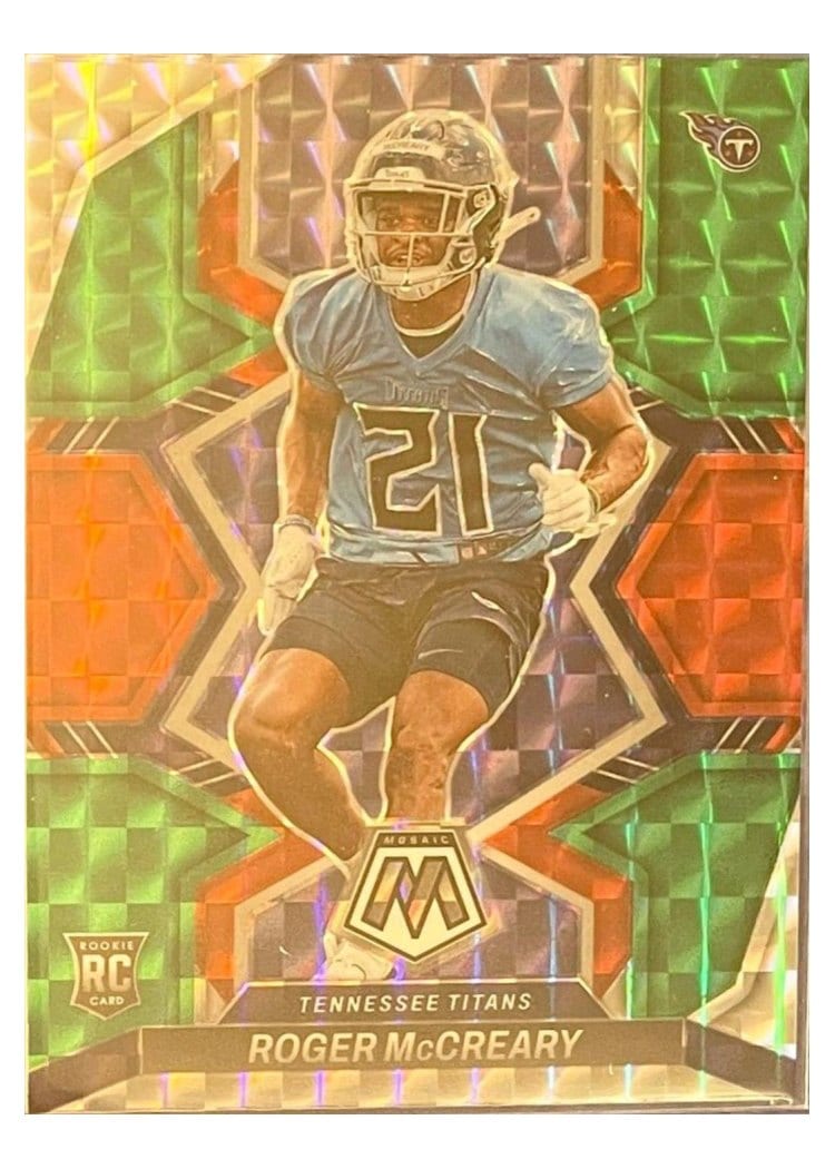 2022 Panini Mosaic Base Set Roger McCreary #381 card