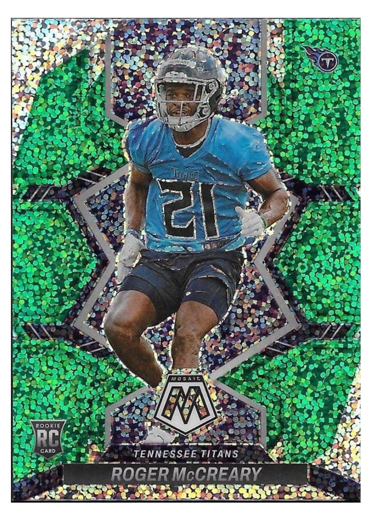 2022 Panini Mosaic Base Set Roger McCreary #381 card