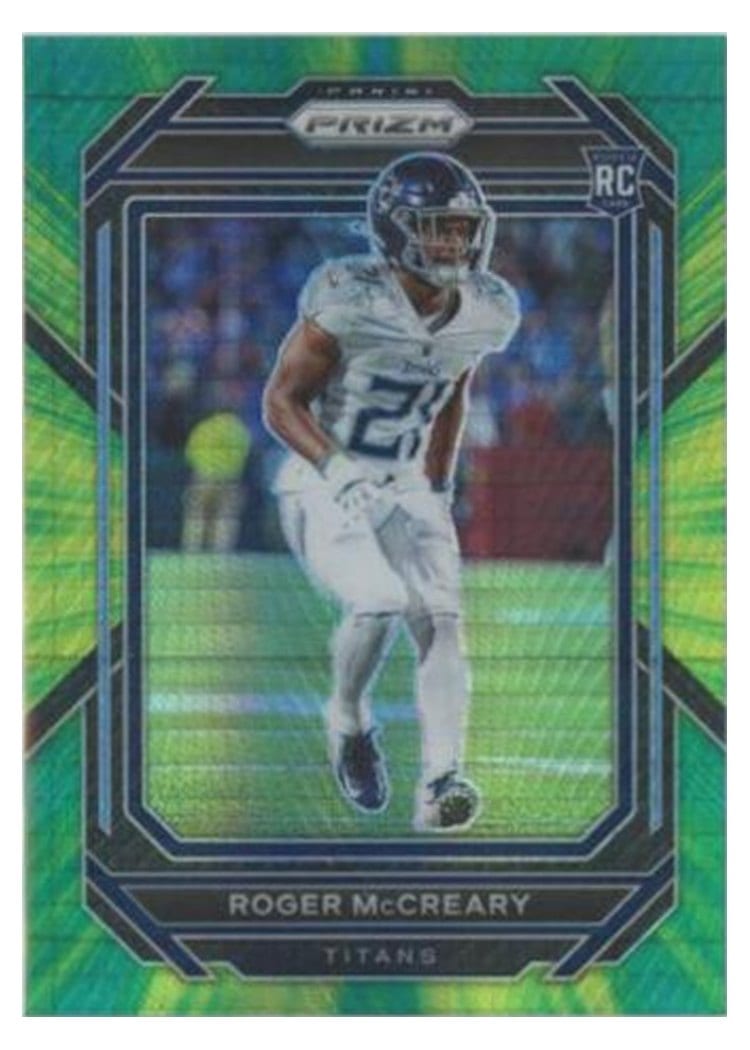 2022 Panini Prizm Base Set Roger McCreary Hyper #382 card