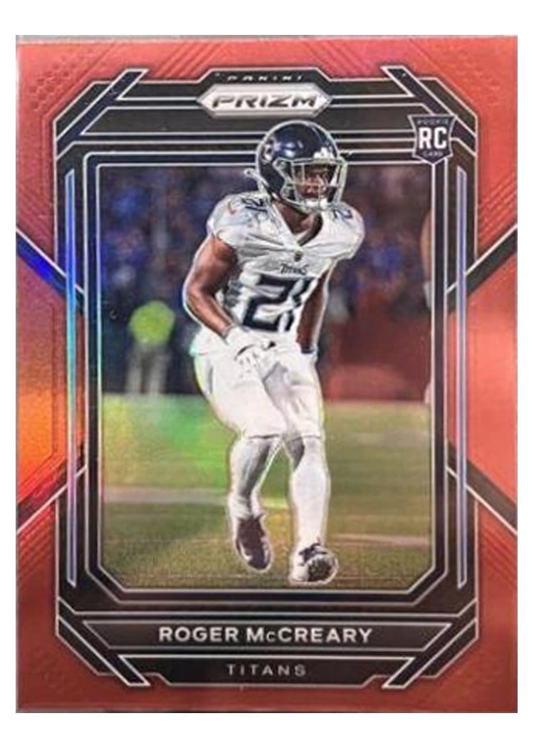 2022 Panini Prizm Base Set Roger McCreary Red #382 card