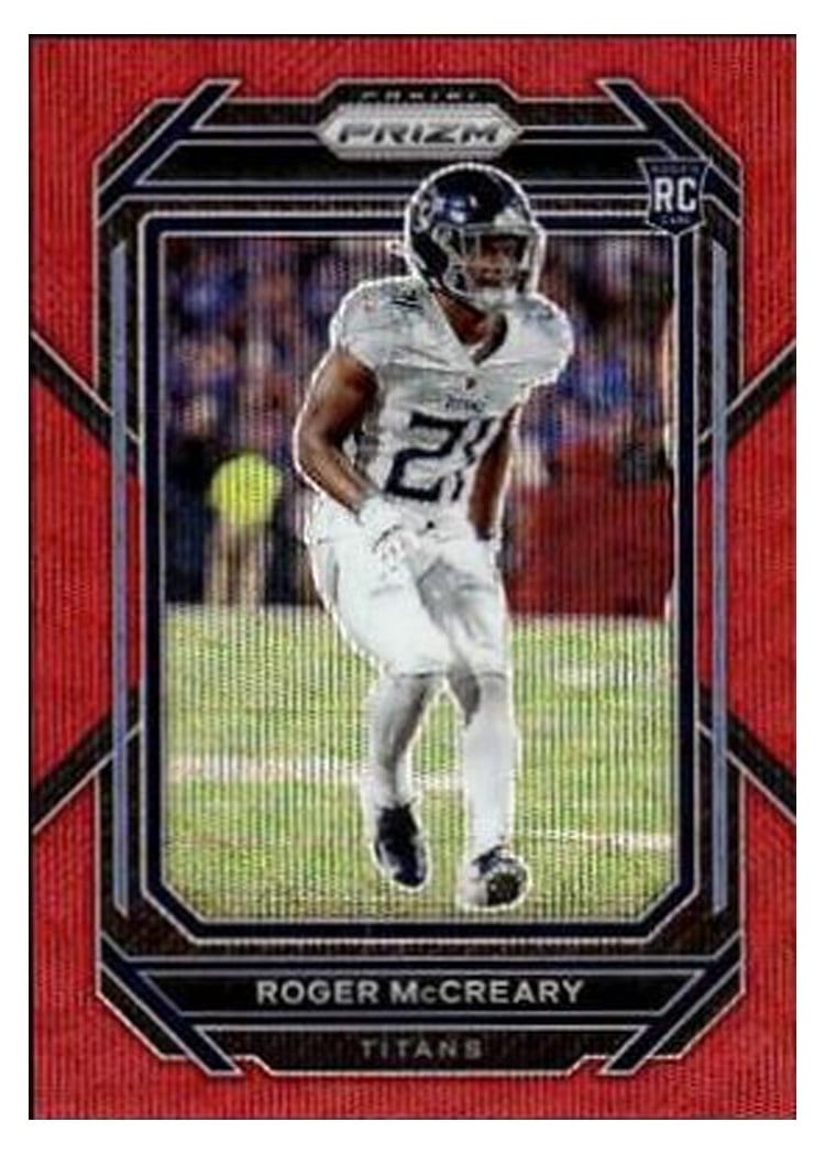 2022 Panini Prizm Base Set Roger McCreary Red Wave #382 card