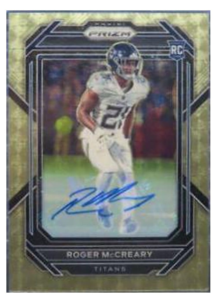 2022 Panini Prizm Base Set Roger McCreary #382 card