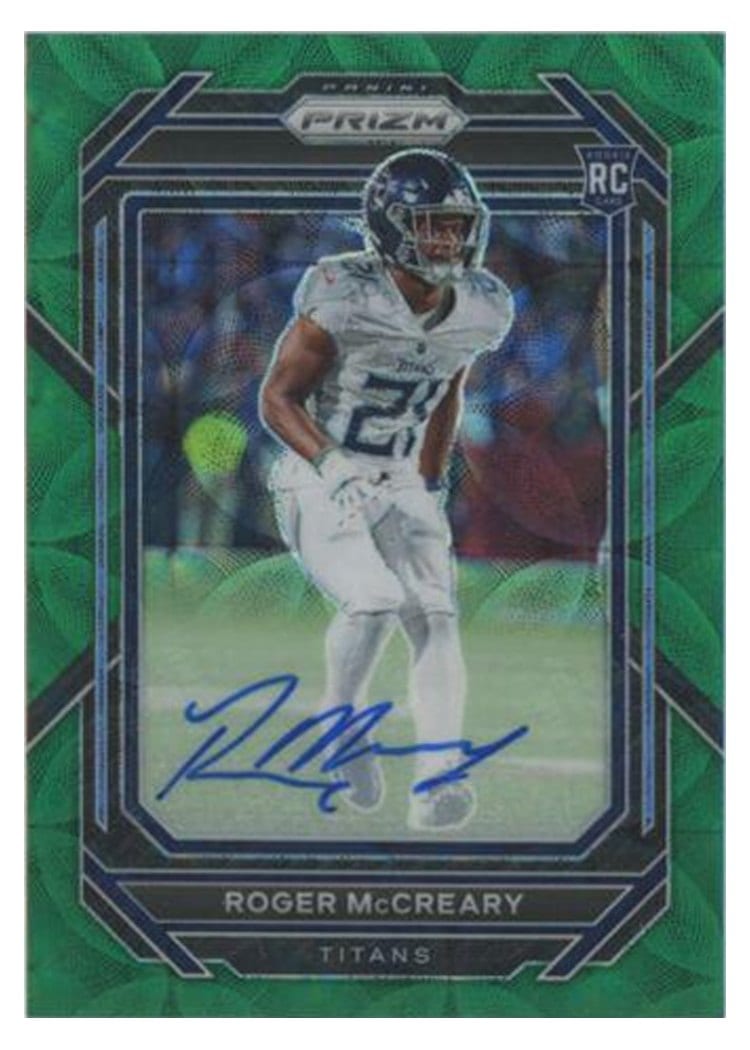 2022 Panini Prizm Base Set Roger McCreary #382 card