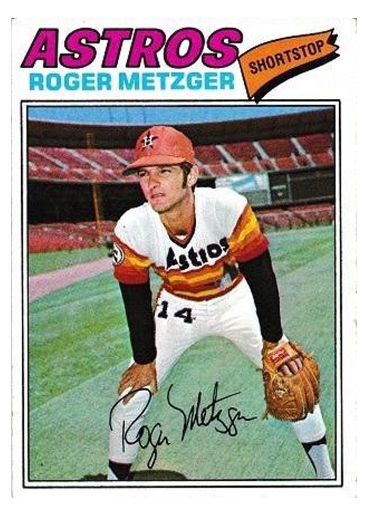 1977 Topps Roger Metzger #481 card