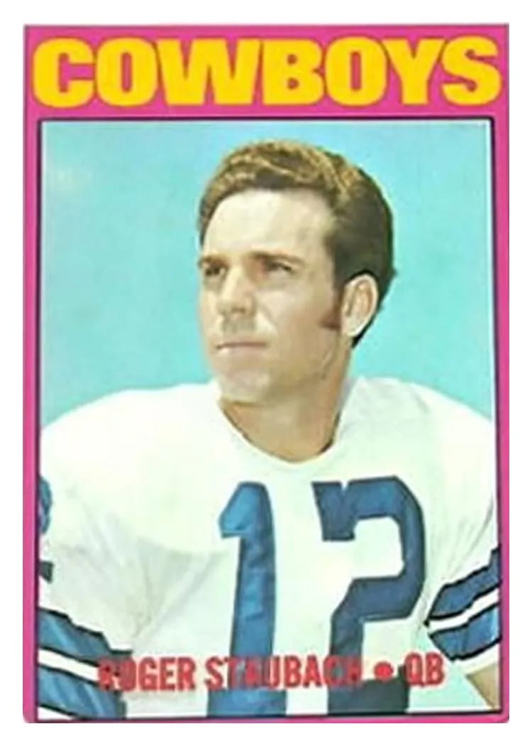 1972 Topps Roger Staubach #200 card