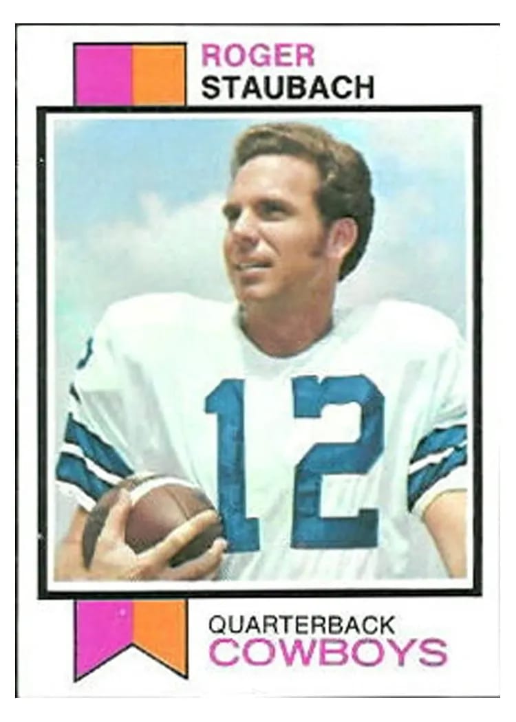 1973 Topps Roger Staubach #475 card