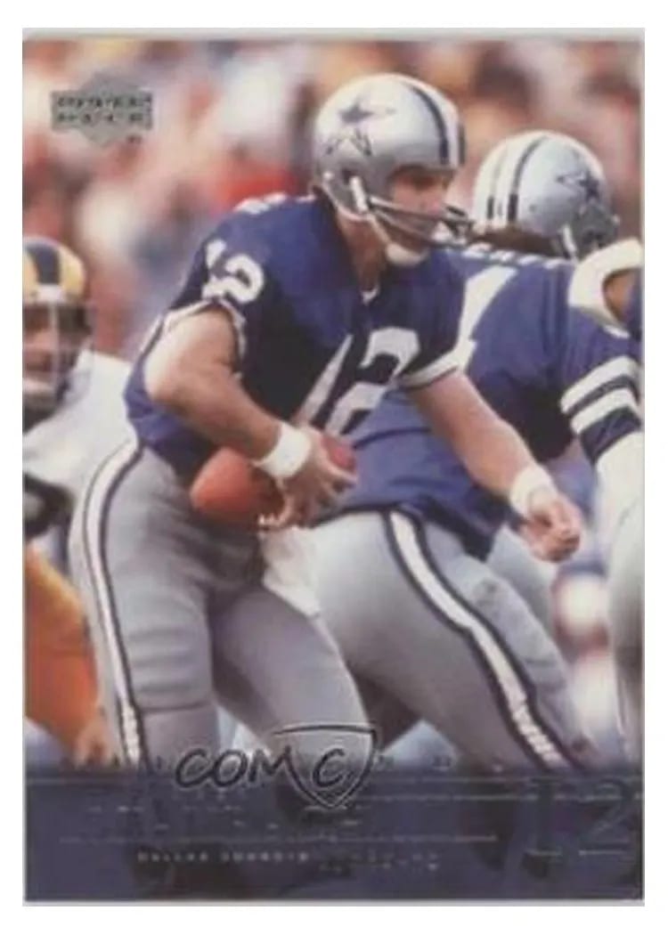 2001 Upper Deck Legends Roger Staubach #20 card