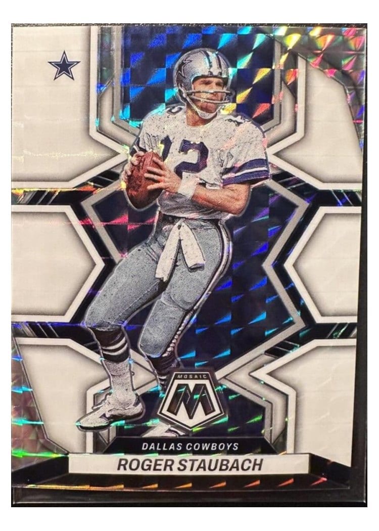 2022 Panini Mosaic Base Set Roger Staubach #57 card